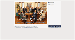 Desktop Screenshot of coggiattieassociati.it
